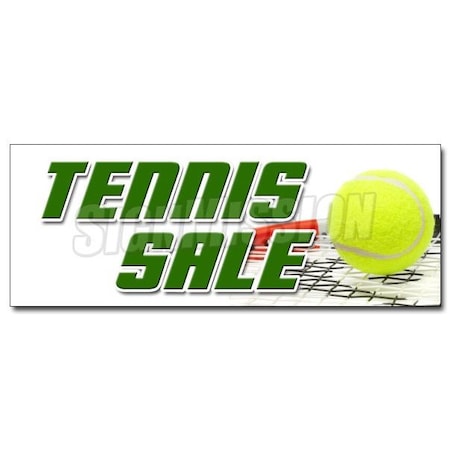 Signmission TENNIS SALE DECAL sticker shop racquet balls shoes discount big storewide, D-12 Tennis D-12 Tennis